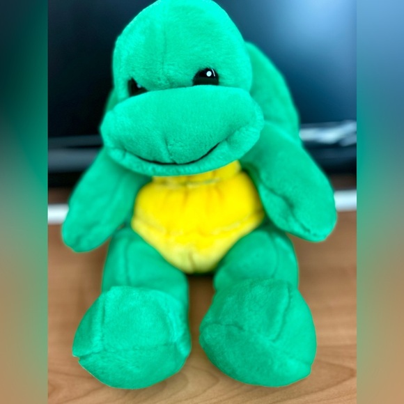 Build a bear snappy sun turtle with removable shell/zipper pocket plush toy - Picture 1 of 6